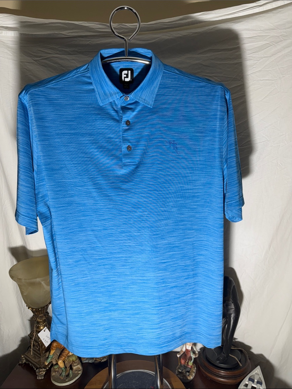 FootJoy Blue Heather Golf Polo